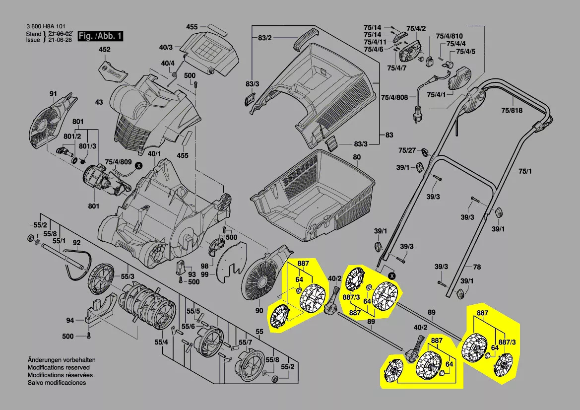 Roue réf. F 016 F05 751 Bosch